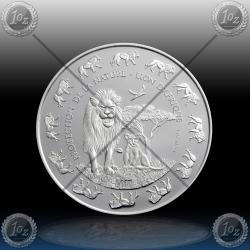 1oz  BENIN 1000 FRANCS - LIONS "Protection de la Nature" 2016